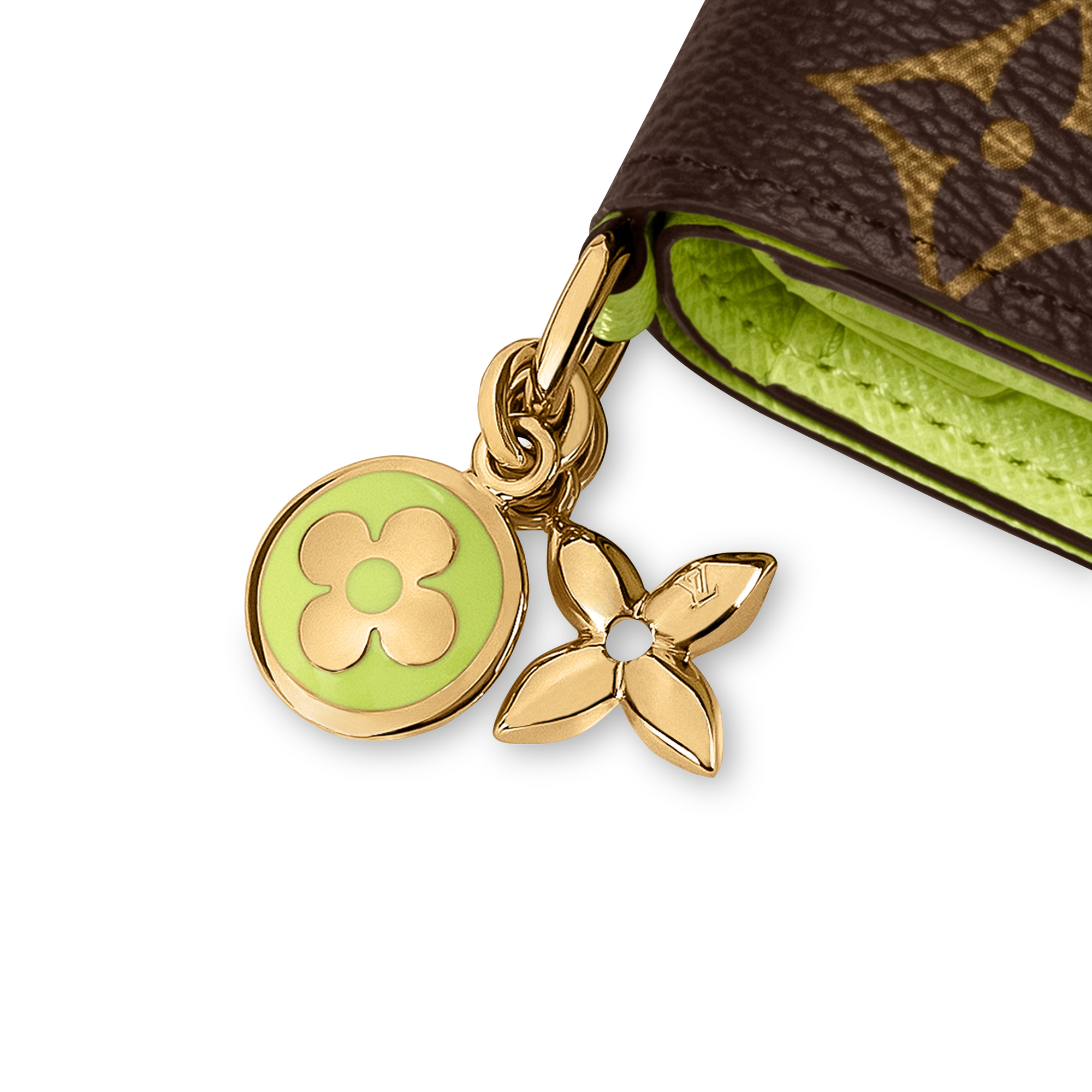 LV Charms Pocket Wallet Monogram in Women