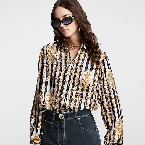 LV Circle Nautical 20mm Reversible Belt Monogram in Women's Accessories Belts collections by Louis Vuitton (Product zoom)