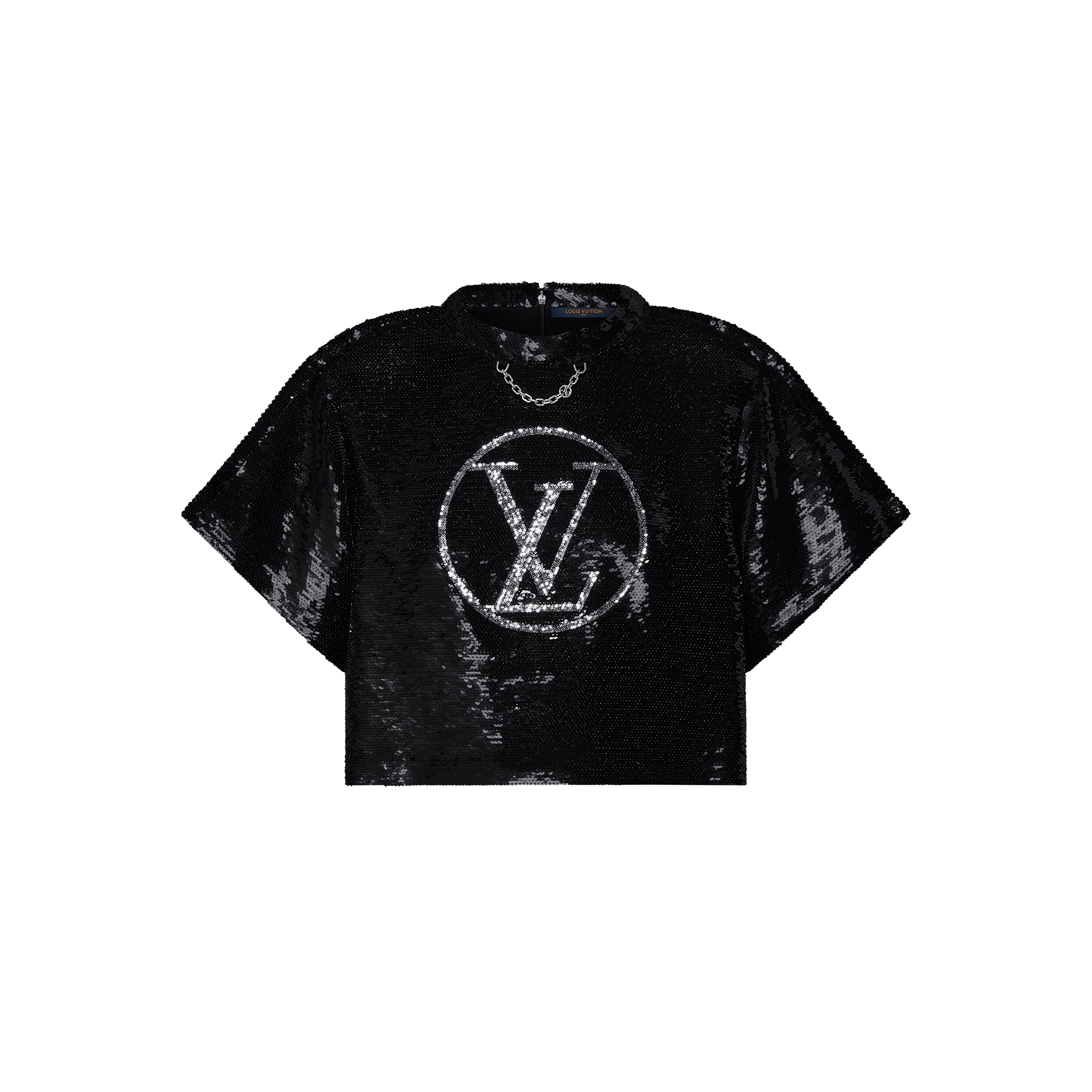 LV Circle Sequin Crop Top - Ready-to-Wear | LOUIS VUITTON