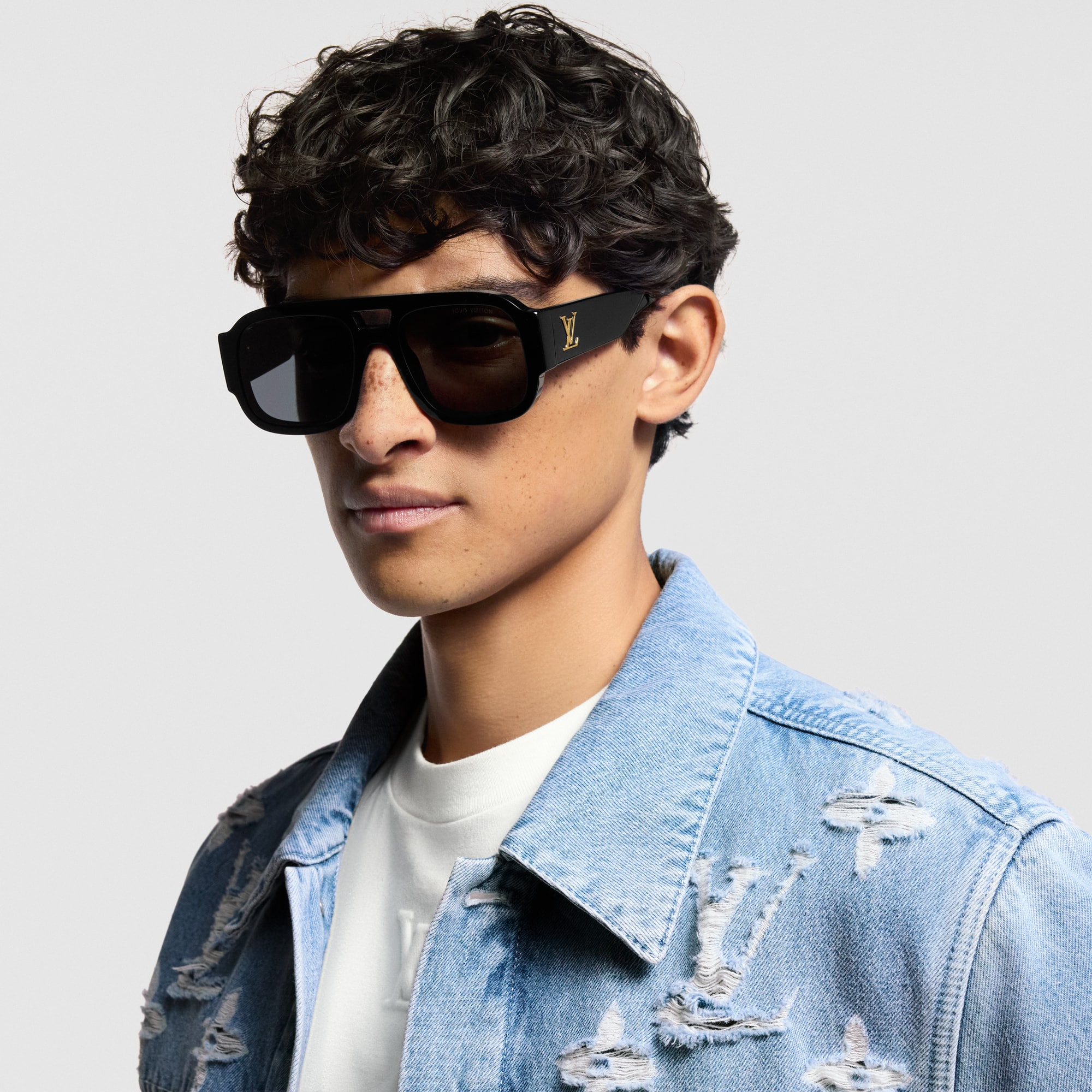 LV Clash Pilot Sunglasses . in Men