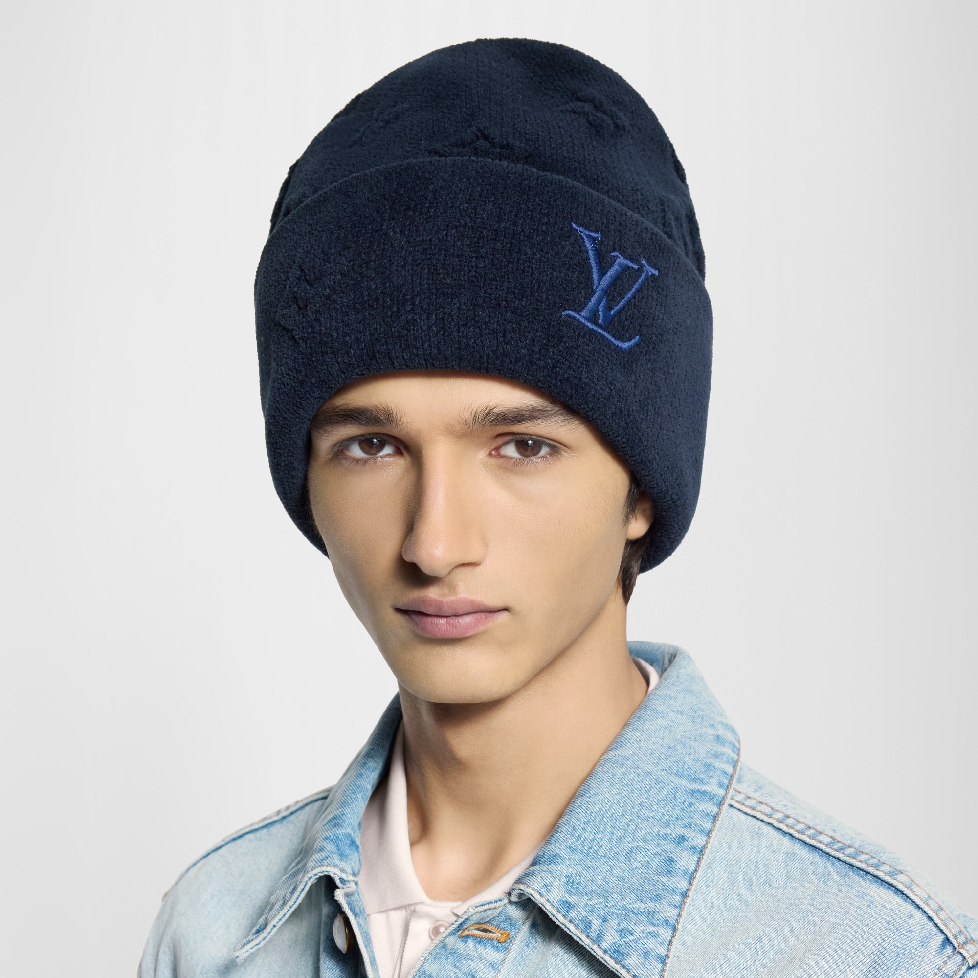 LV Crush Monogram Heritage Beanie . in Men
