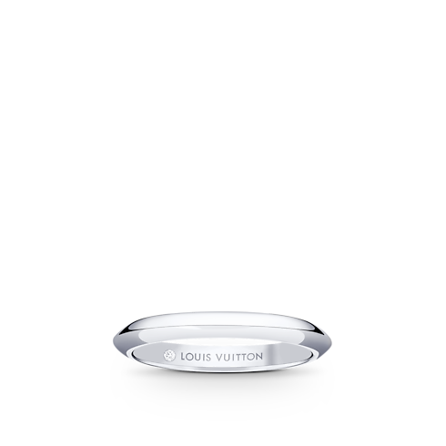 LV Diamonds 2.5mm Wedding Band, Platinum in Jewellery's Categories Wedding Bands collections by Louis Vuitton (Product zoom)