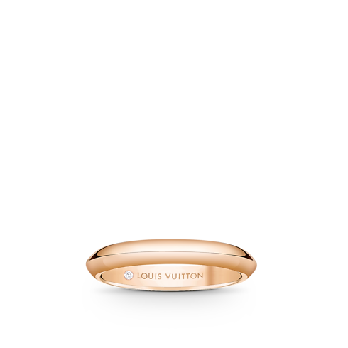 LV Diamonds 3mm Wedding Band, Pink Gold in Jewellery's Categories Wedding Bands collections by Louis Vuitton (Product zoom)