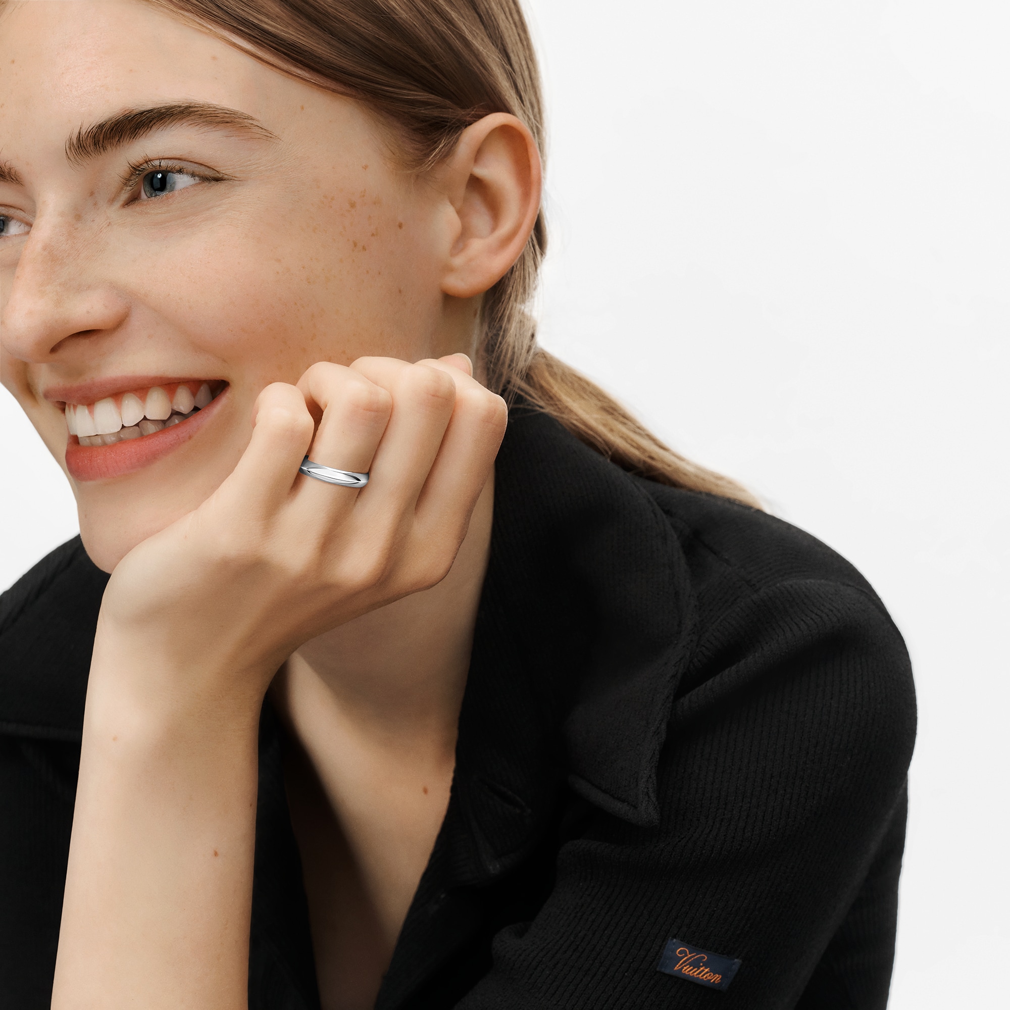 LV Diamonds 4mm Wedding Band, Platinum  in Jewellery