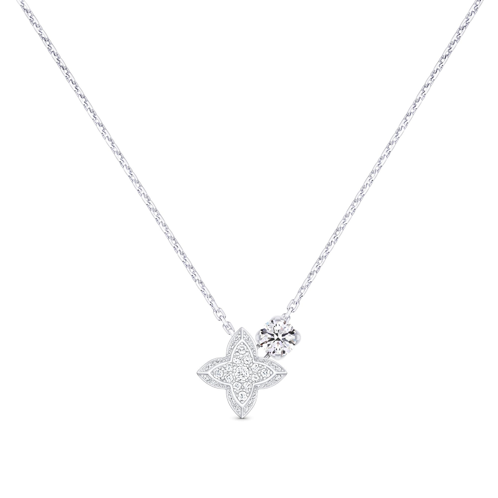 LV Diamonds Double Pendant, Round Brilliant cut  in Jewellery