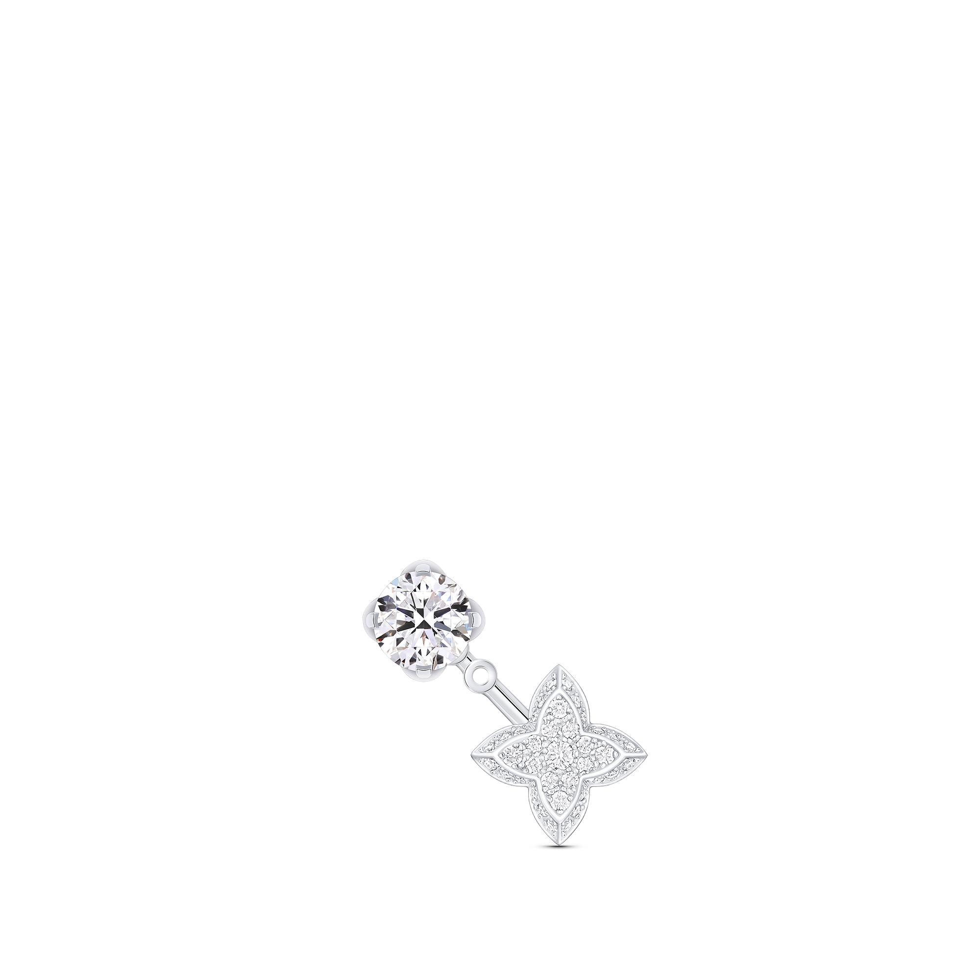 LV Diamonds Double Stud, Round Brilliant cut - per unit  in Jewellery