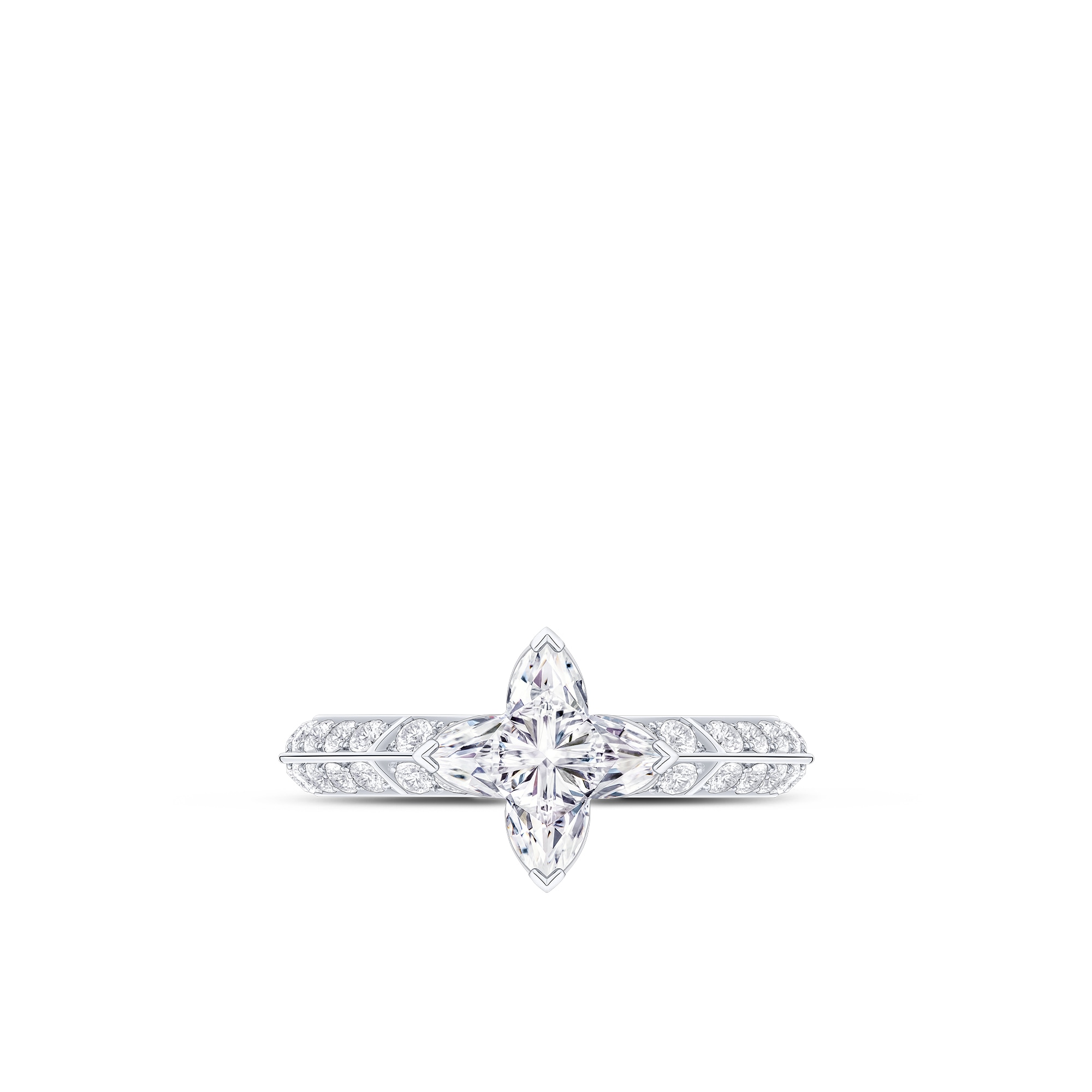 LV Diamonds Pavé Solitaire, LV Monogram Star Cut  in Jewellery
