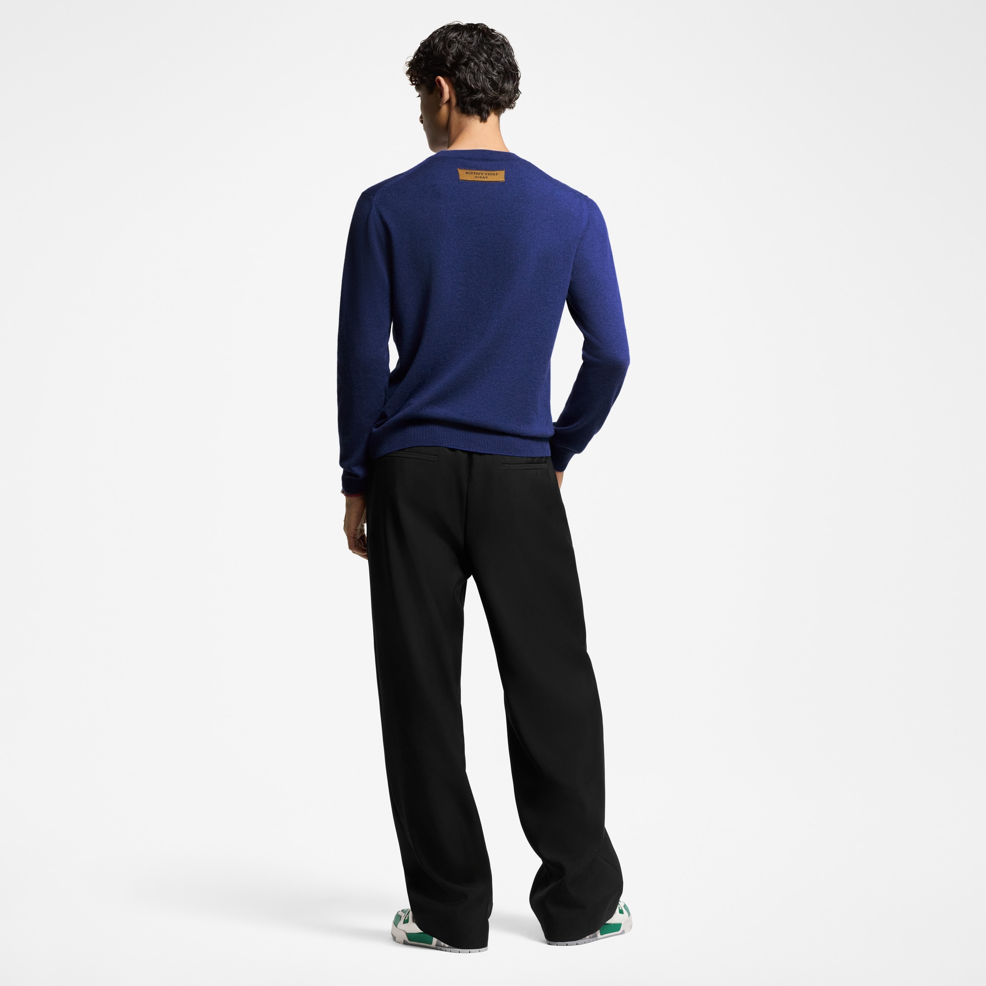 LV Embossed Cashmere Crewneck  in Men