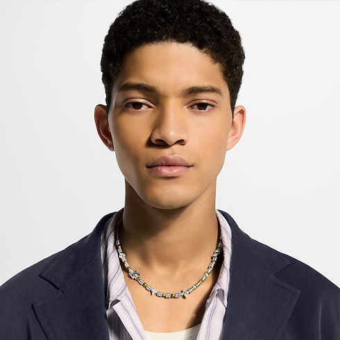 LV Eternal Beads Necklace worn view