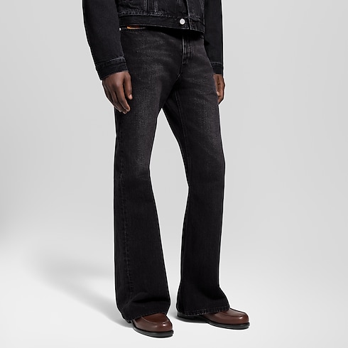 LV Flared Denim Pants in Men's Ready-to-Wear Denim collections by Louis Vuitton (Product zoom)