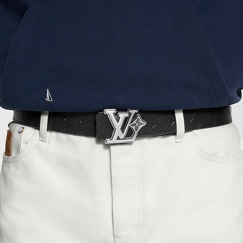LV Flower 40mm Reversible Belt in Men's Accessories Belts collections by Louis Vuitton (Product zoom)