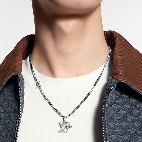 LV Flower Charm . in Men's Fashion Jewellery Necklaces and Pendants collections by Louis Vuitton (Product zoom)