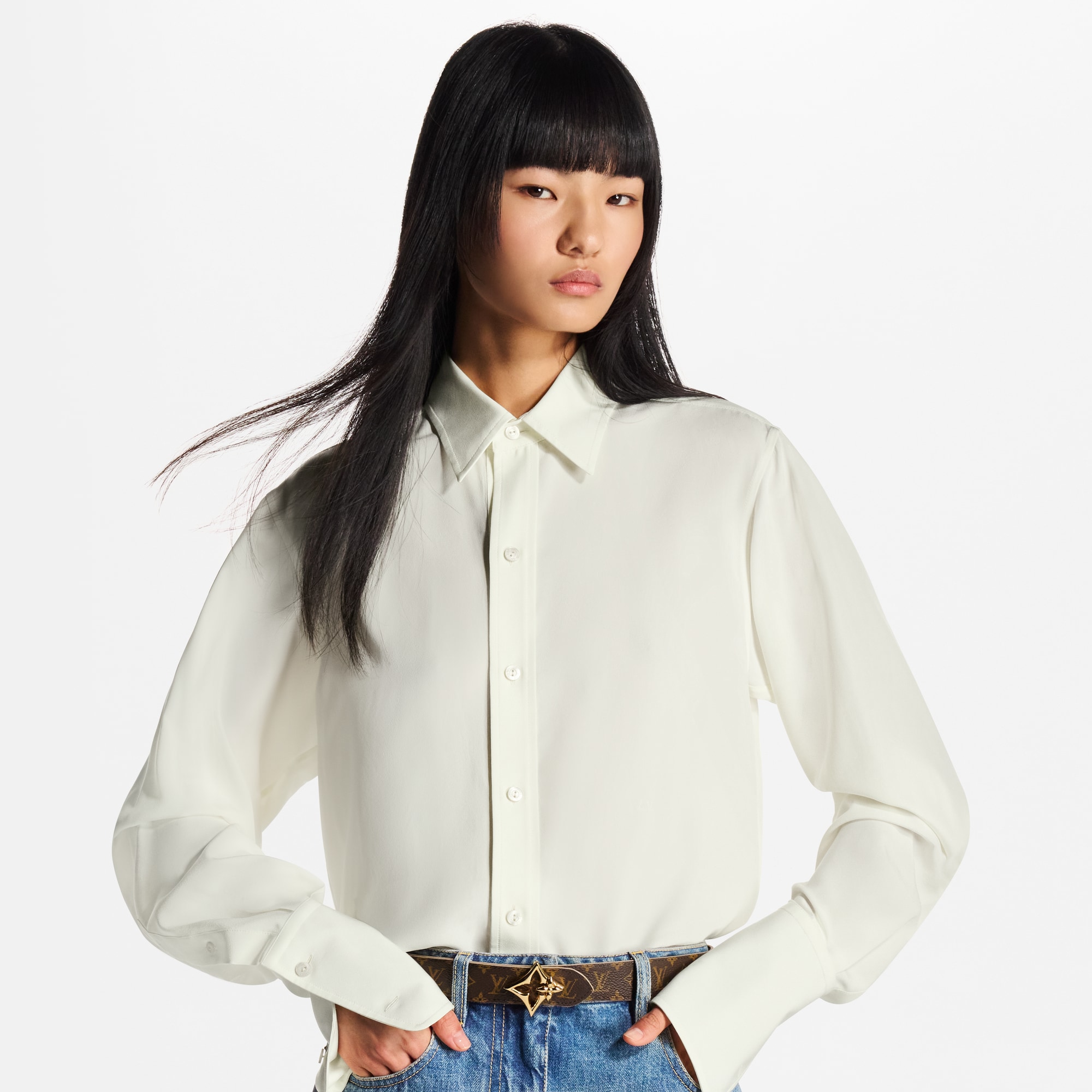 LV Flowergram Ard 30mm Reversible Belt  in Women