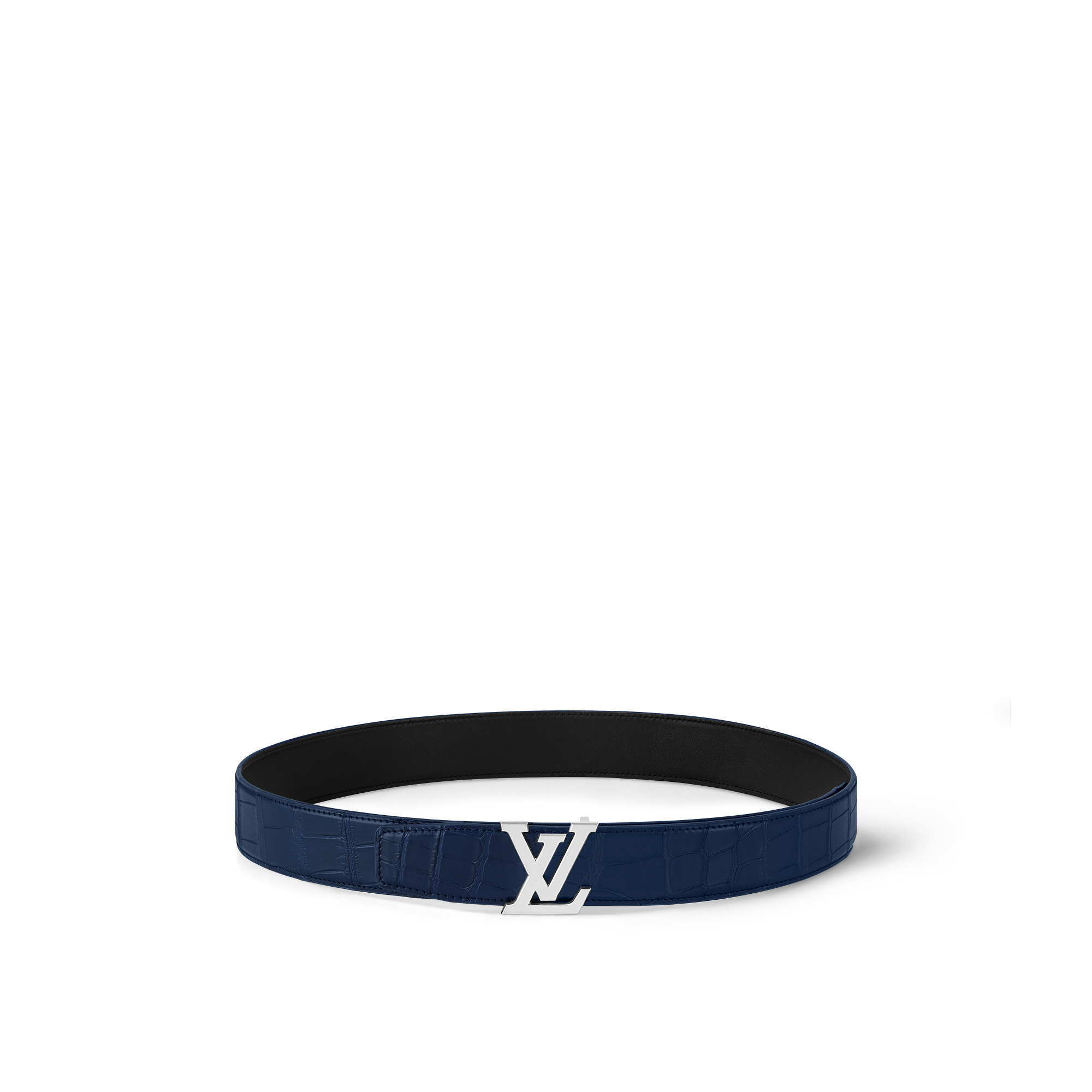 LV Heritage 35mm Reversible Belt Crocodilien Mat in Men