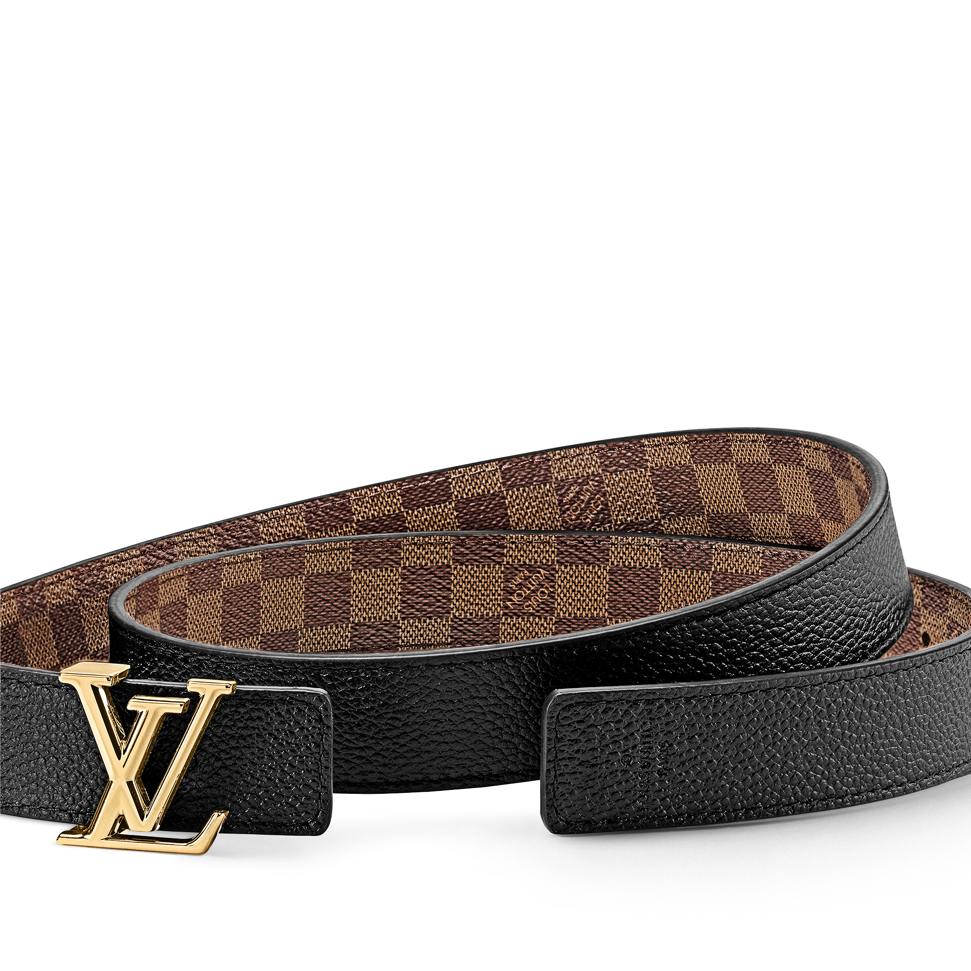 LV Iconic 25 mm Reversible Belt Damier Ebene in Women