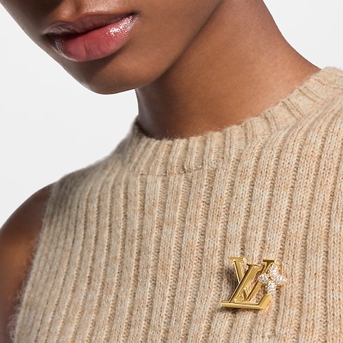 LV Iconic Flower Strass Brooch . in Women's Fashion Jewellery Brooches collections by Louis Vuitton (Product zoom)