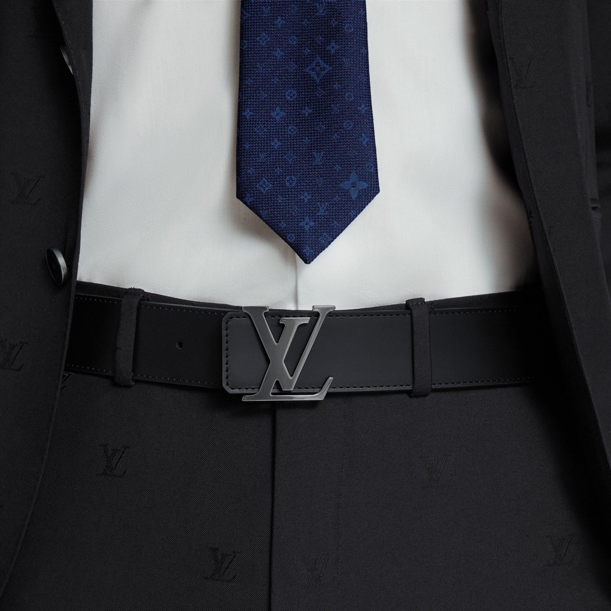 LV Initiales 40mm Reversible Monogram Eclipse in Men