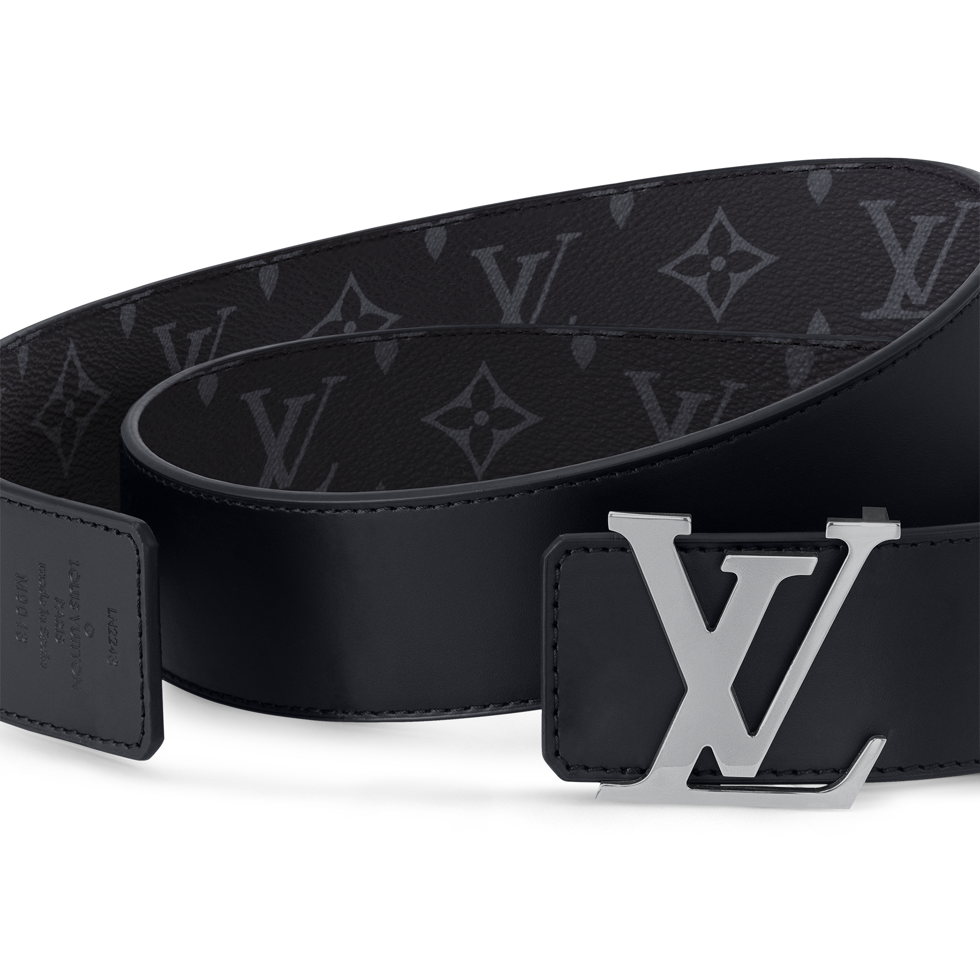LV Initiales 40mm Reversible Monogram Eclipse in Men