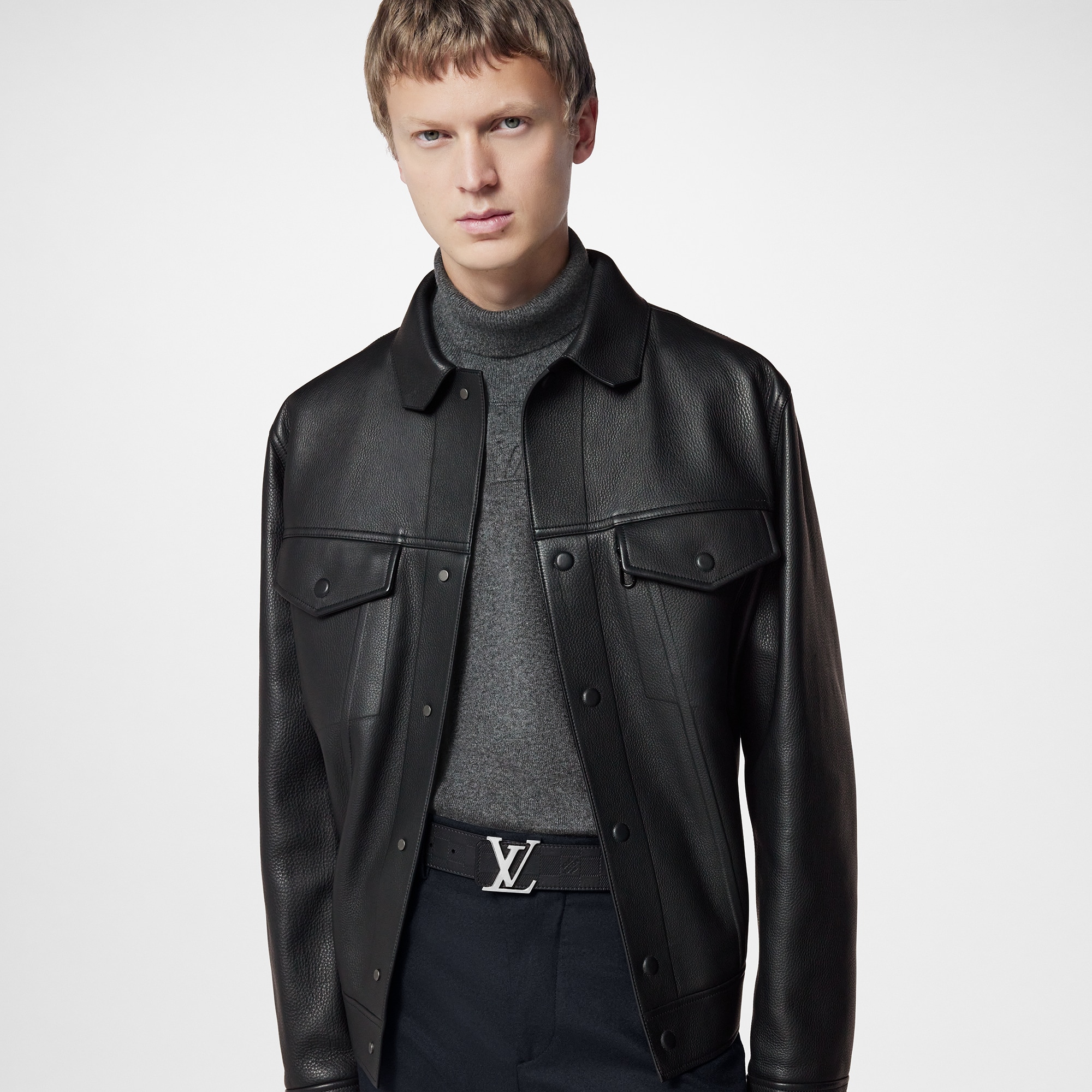 LV Initiales 40mm Reversible Belt Damier Infini in Men