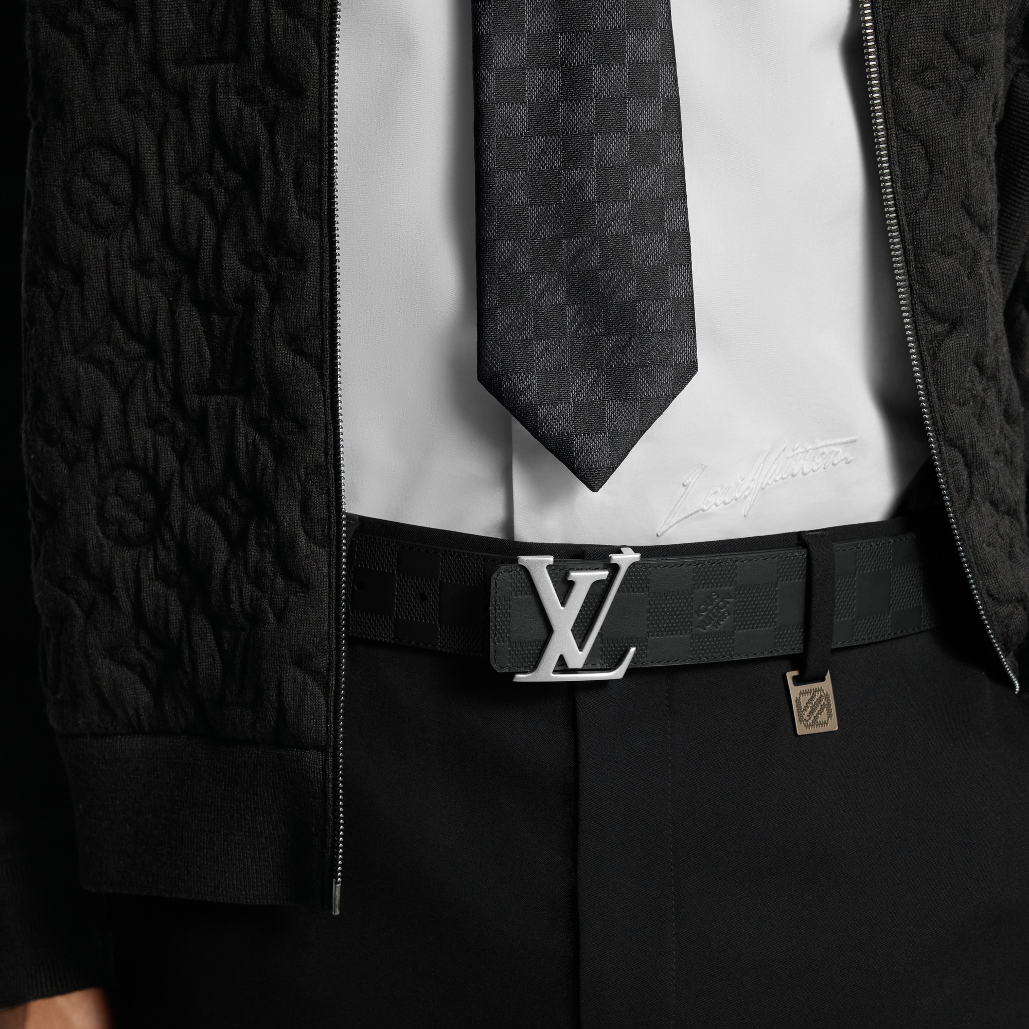 LV Initiales 40mm Reversible Belt Damier Infini in Men