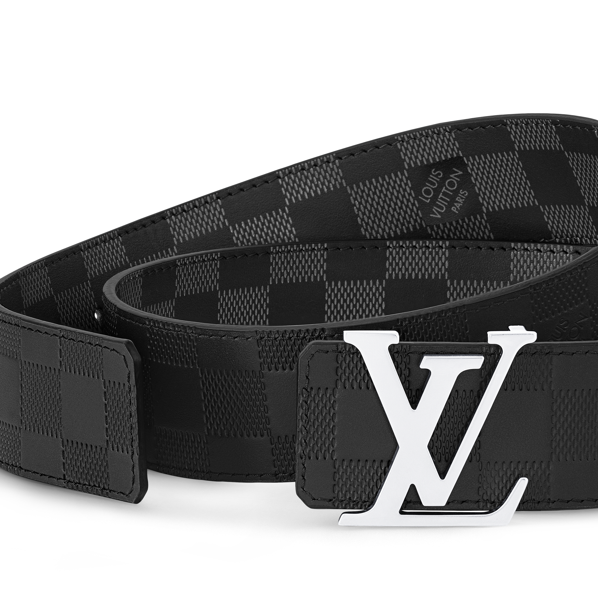 LV Initiales 40mm Reversible Belt Damier Infini in Men