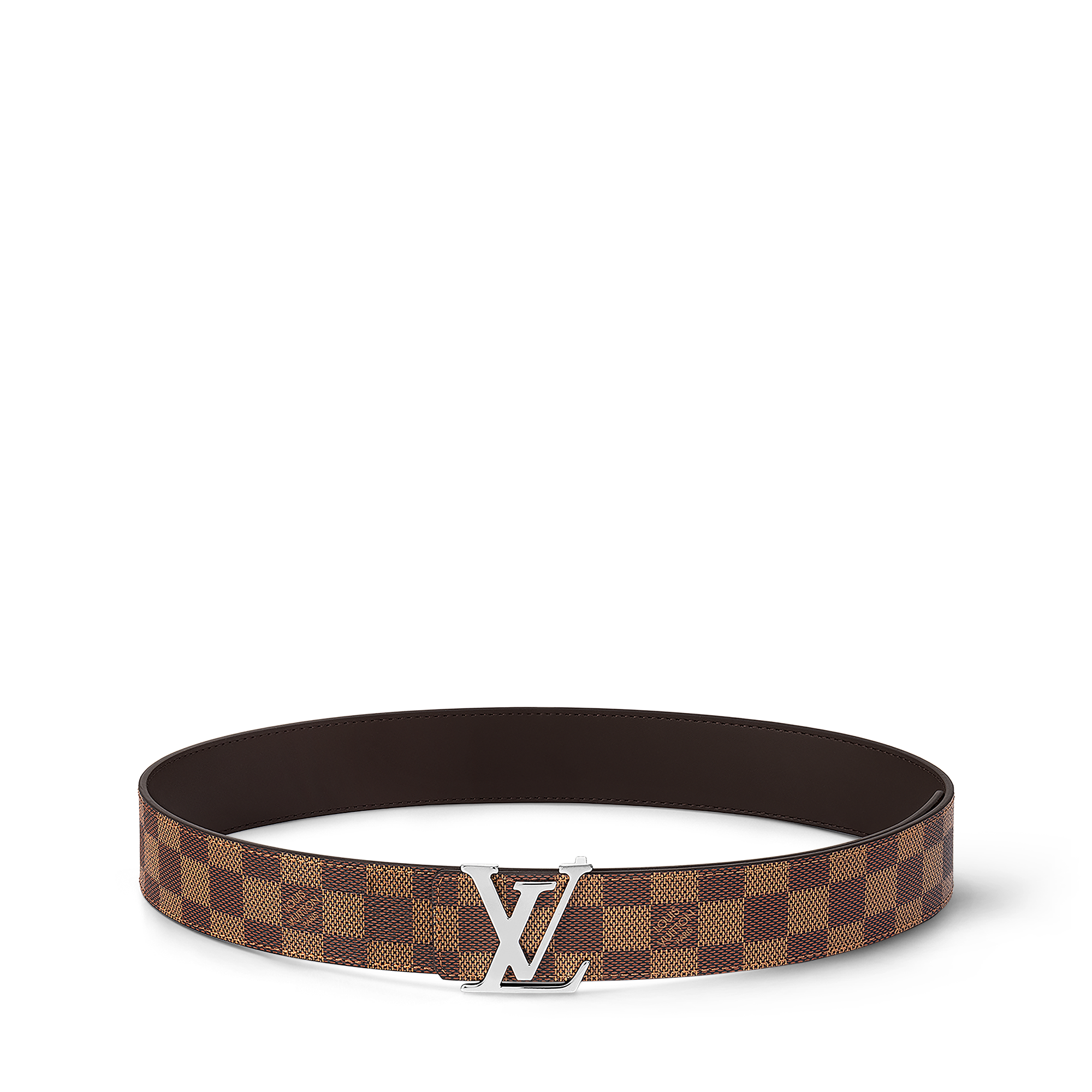 LV Initiales 40mm Reversible Belt Damier Ebene in Men