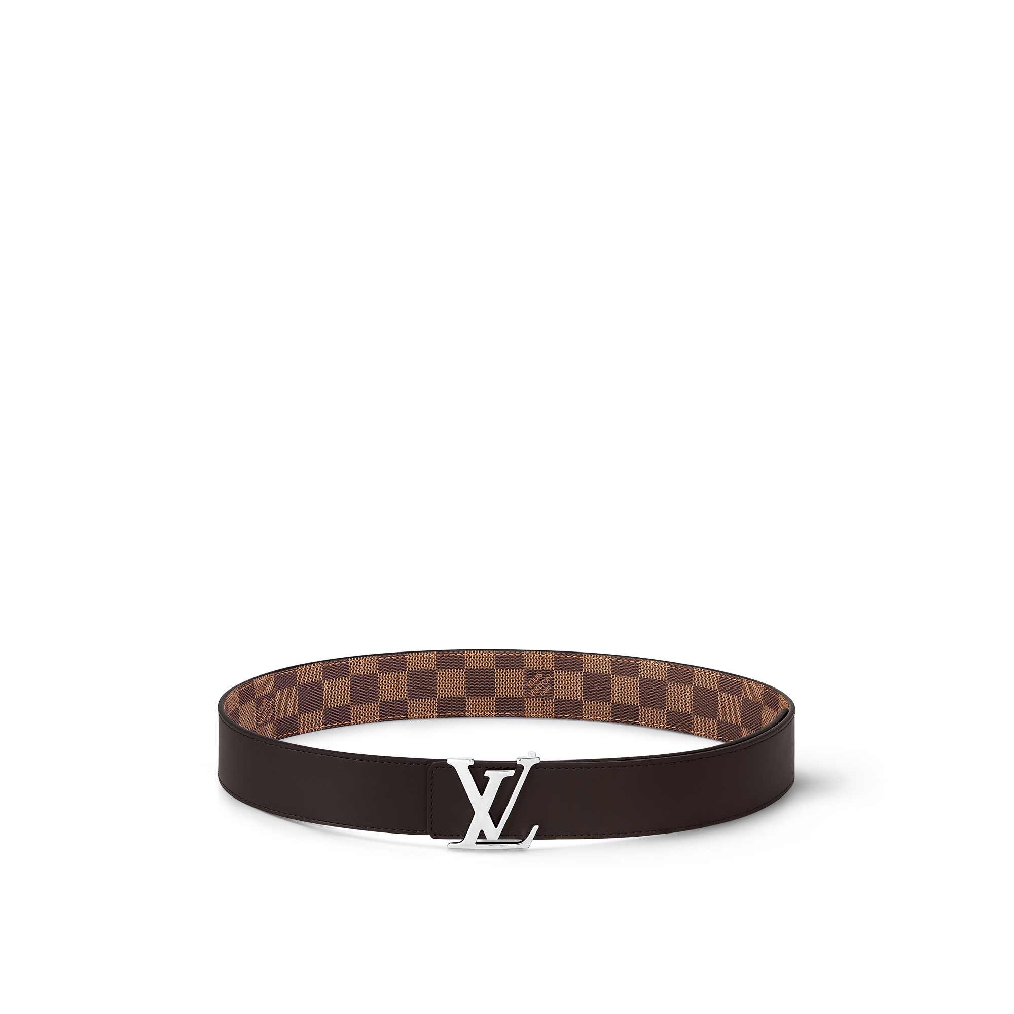 LV Initiales 40mm Reversible Belt Damier Ebene in Men