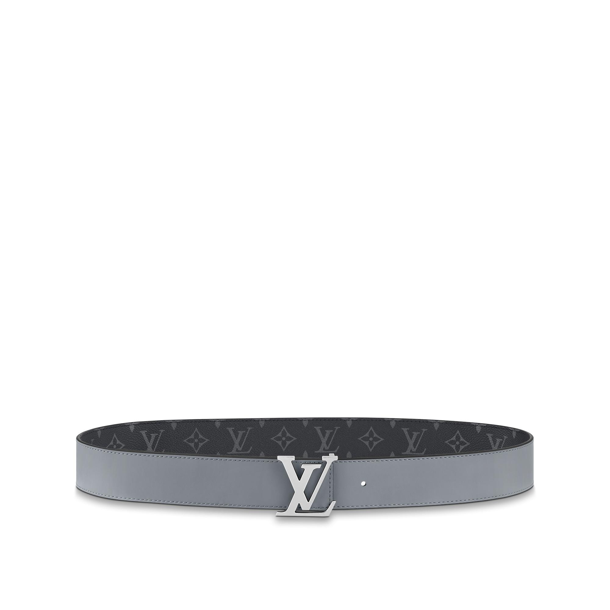 LV Initiales 40mm Reversible Belt Monogram Eclipse in Men