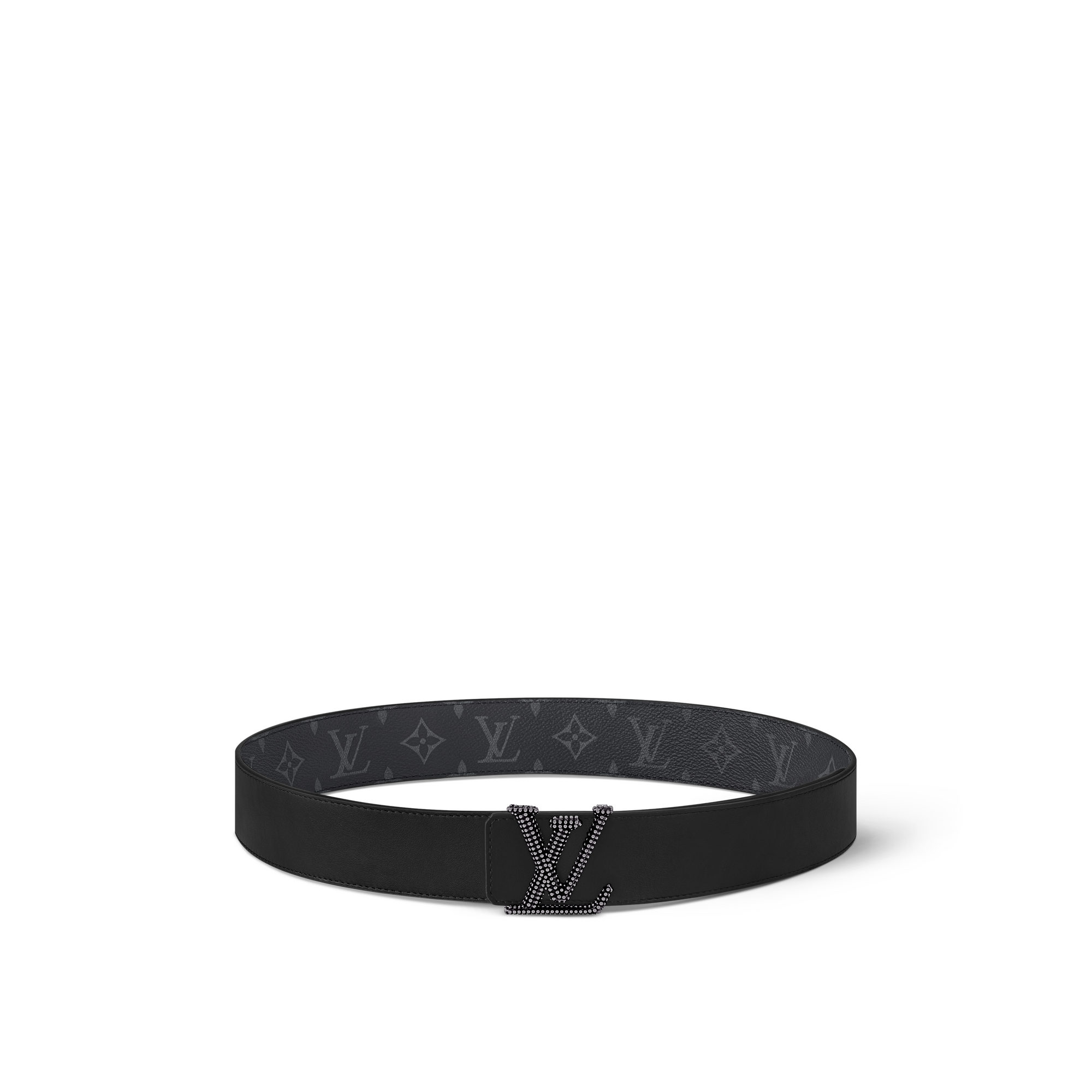 LV Initiales Studs 40mm Reversible Belt Monogram Eclipse in Men