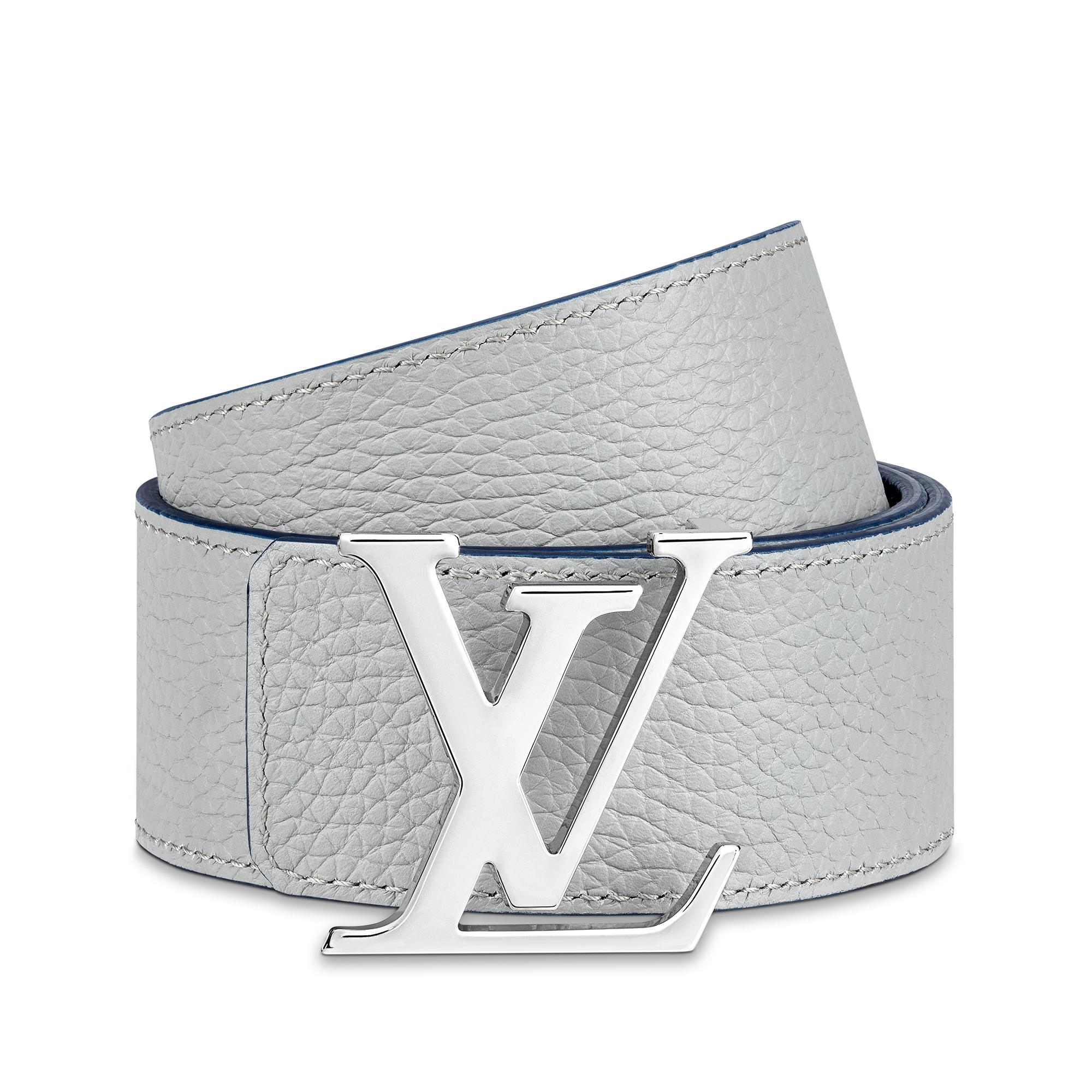 LV Initiales Taurillon 40mm Reversible Belt Taurillon in Men
