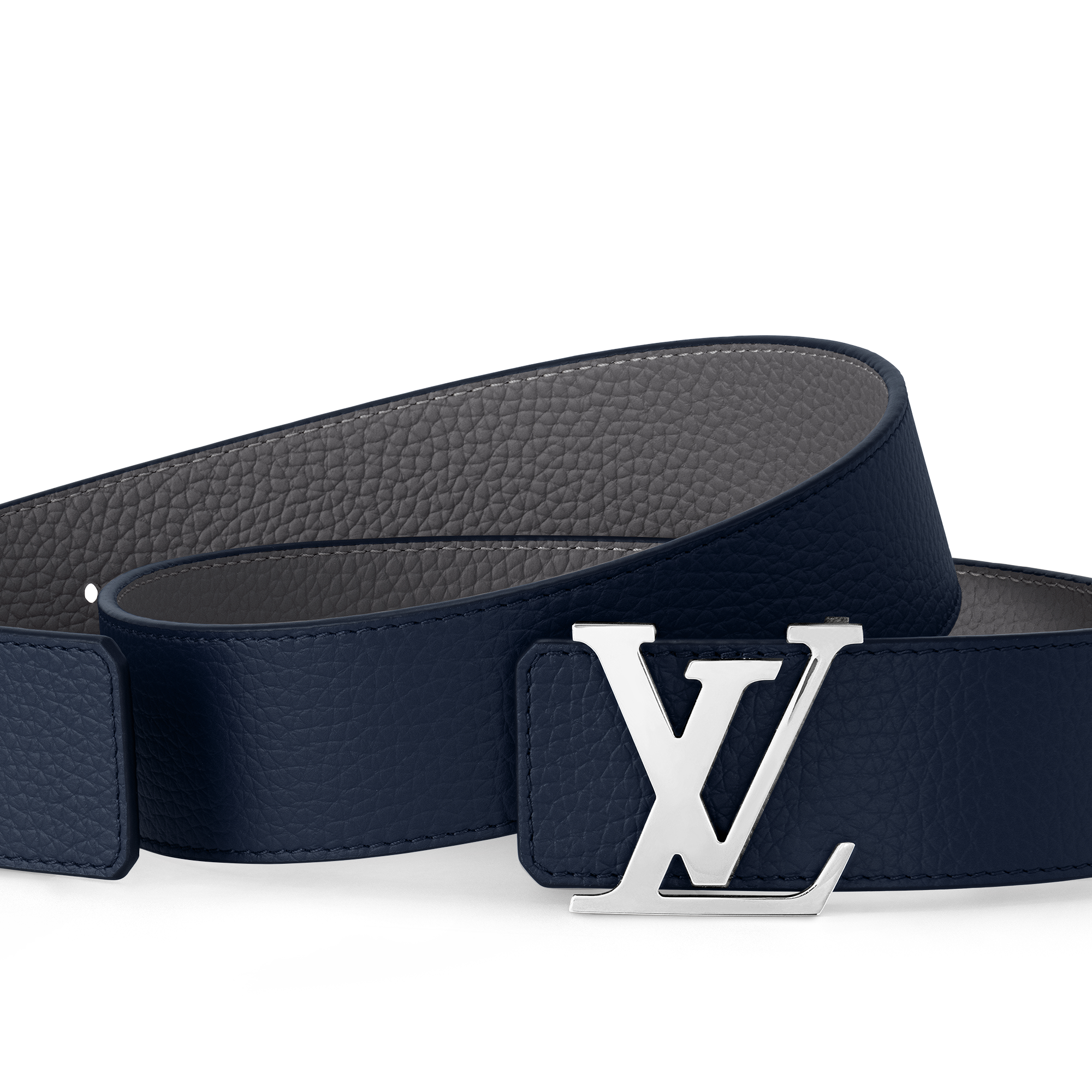 LV Initiales Taurillon 40mm Reversible Belt Taurillon in Men