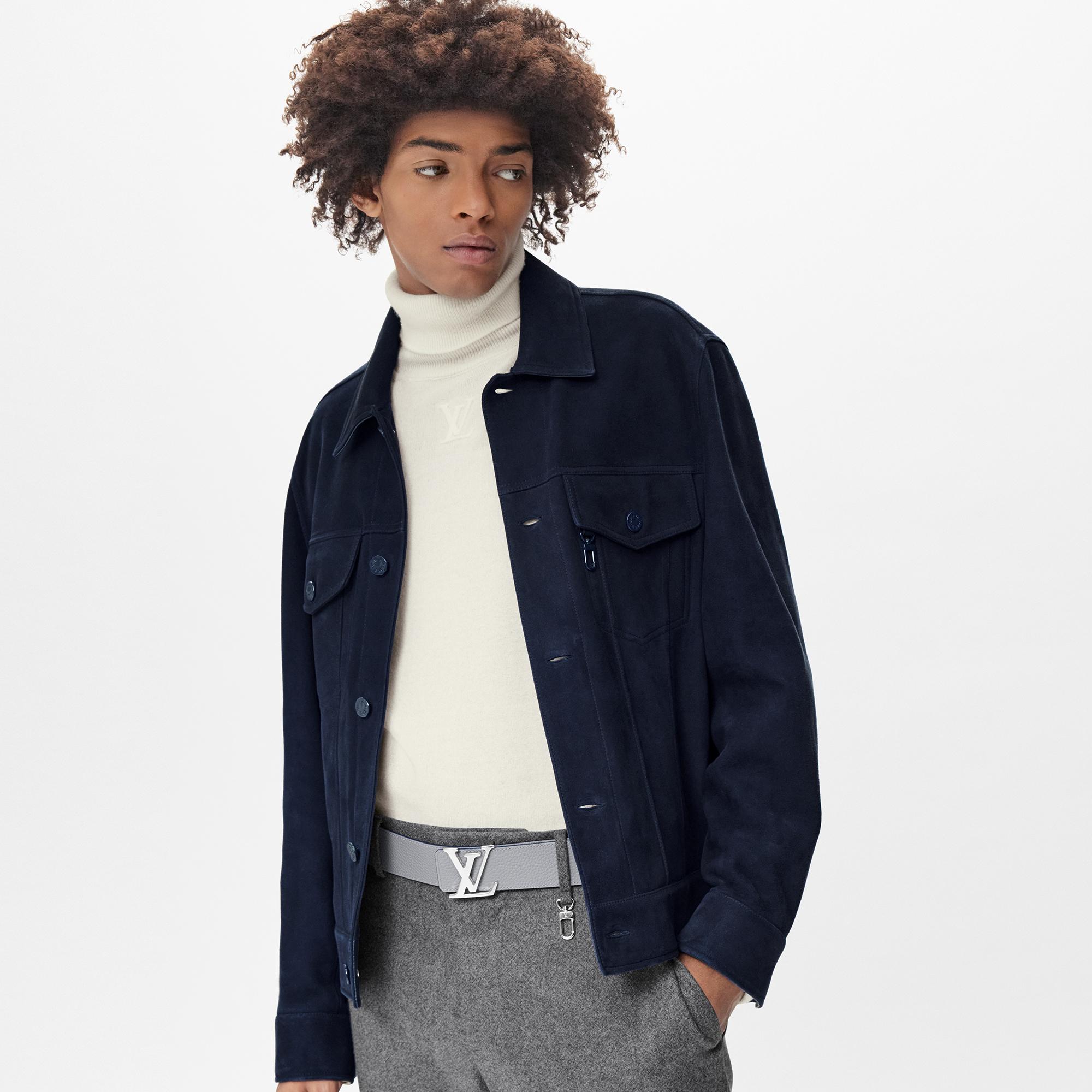 LV Initiales Taurillon 40mm Reversible Belt Taurillon in Men