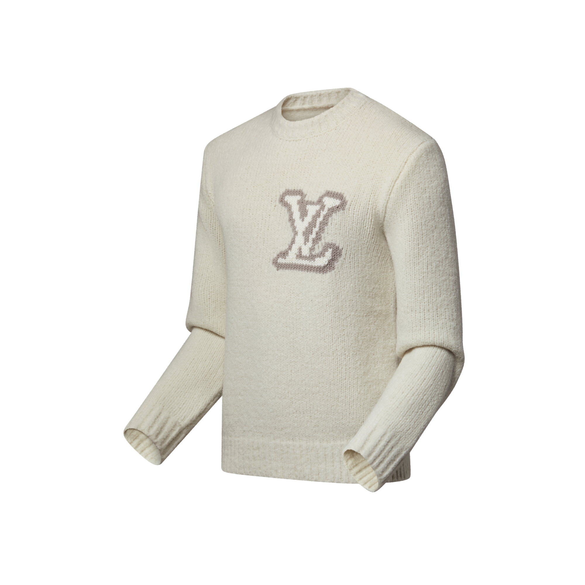 LV Intarsia Crewneck  in Men