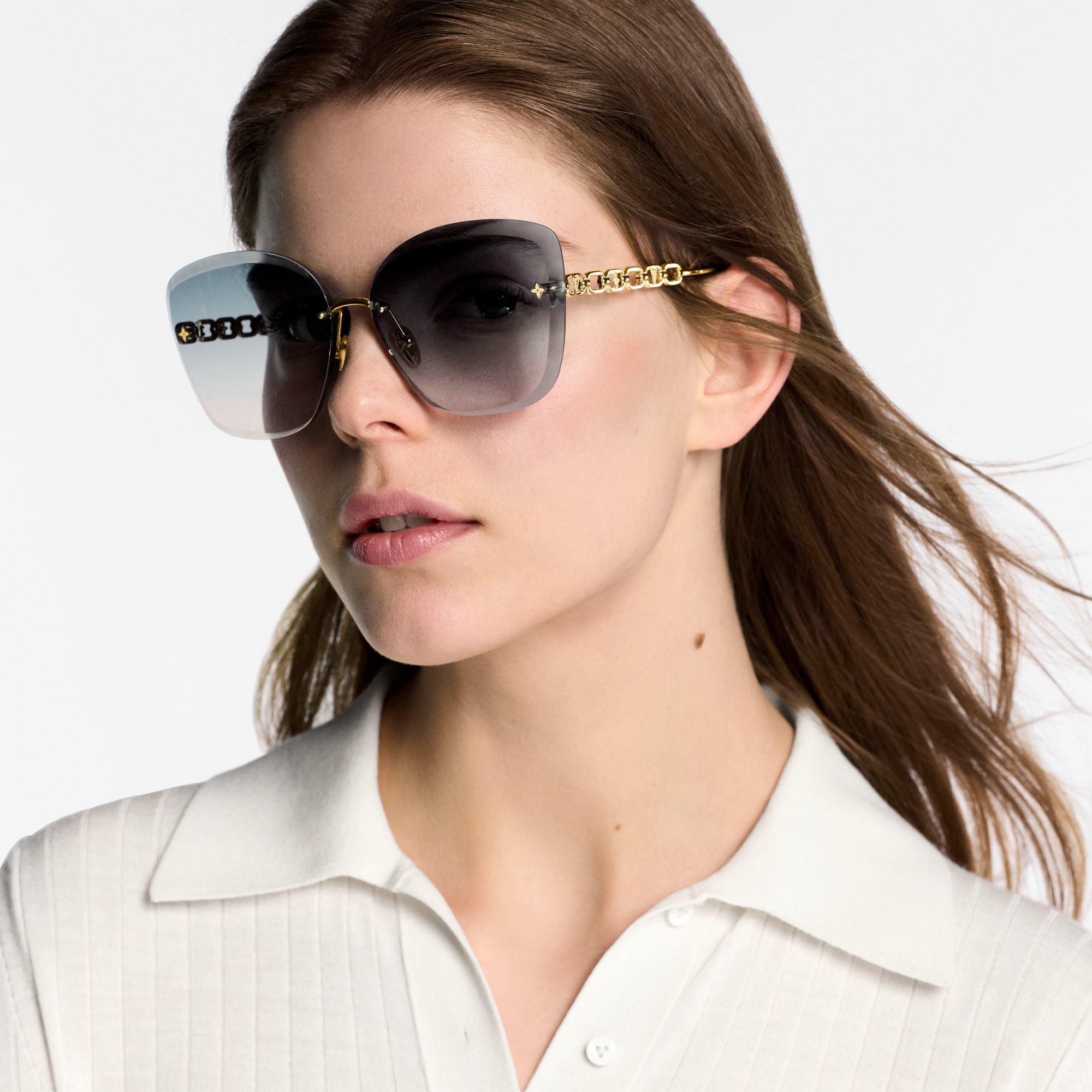 LV Jewel Round Cat Eye Sunglasses . in Women