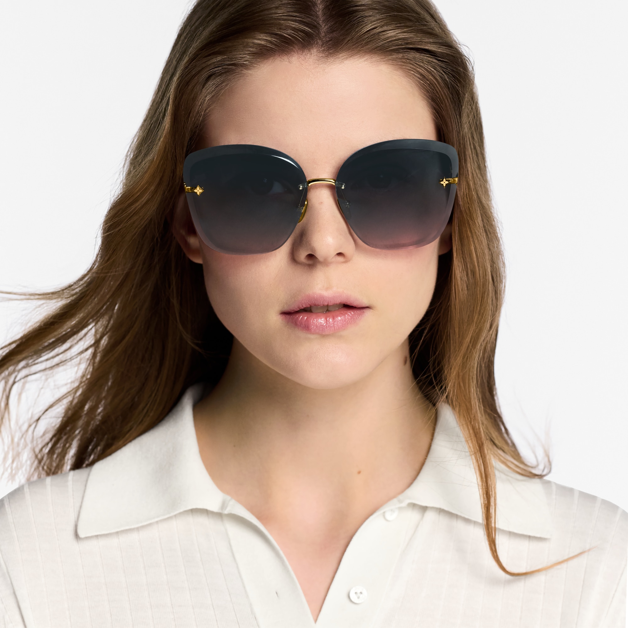 LV Jewel Round Cat Eye Sunglasses . in Women