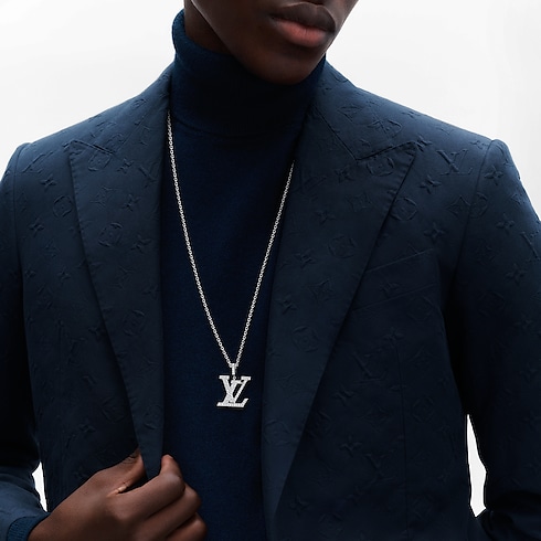 LV Large Pendant, White Gold And Diamonds in Jewellery's Categories Necklaces and Pendants collections by Louis Vuitton (Product zoom)