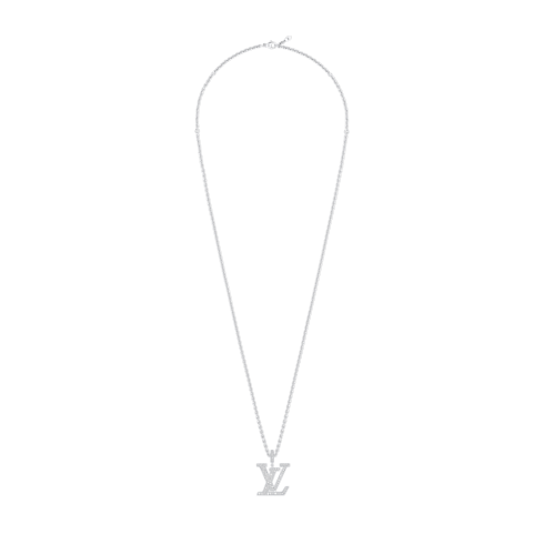 LV Large Pendant, White Gold And Diamonds in Jewellery's Categories Necklaces and Pendants collections by Louis Vuitton (Product zoom)