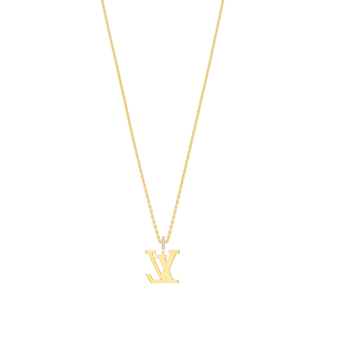LV Large Pendant, Yellow Gold And Diamonds in Jewellery's Categories Necklaces and Pendants collections by Louis Vuitton (Product zoom)