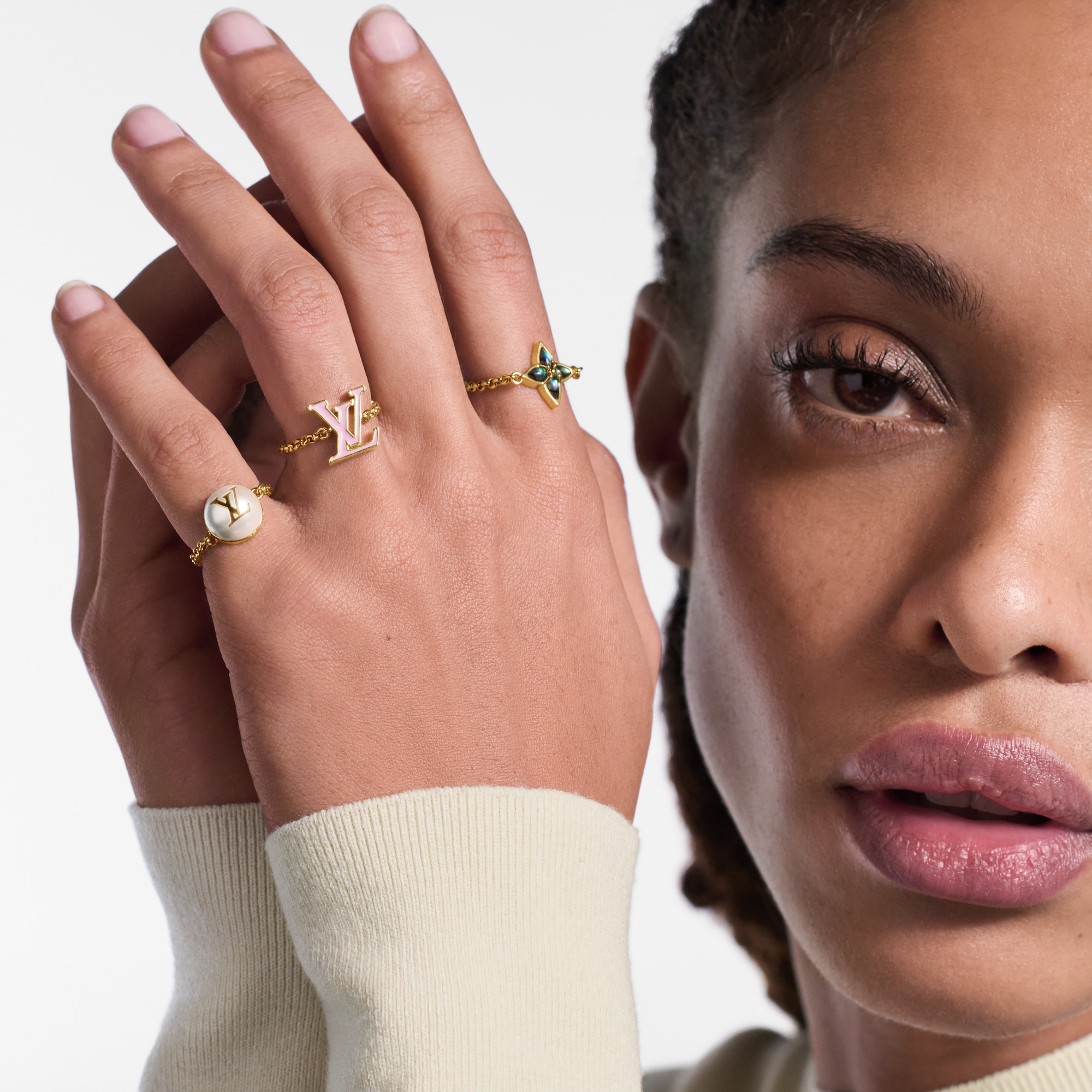 LV Layer Color ring set . in Women