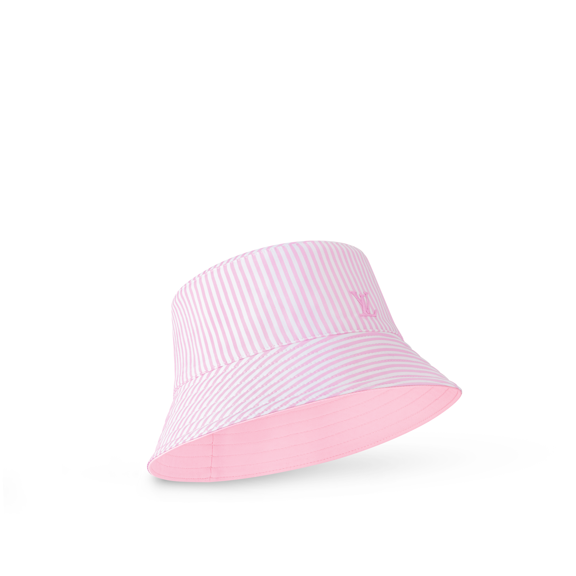 LV League Striped Bucket Hat . in Women
