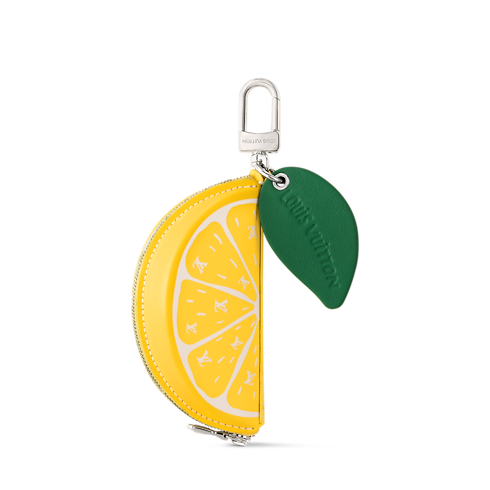 LV Lemon Bag Charm . in Men's Accessories Key Holders and Bag Charms collections by Louis Vuitton (Product zoom)