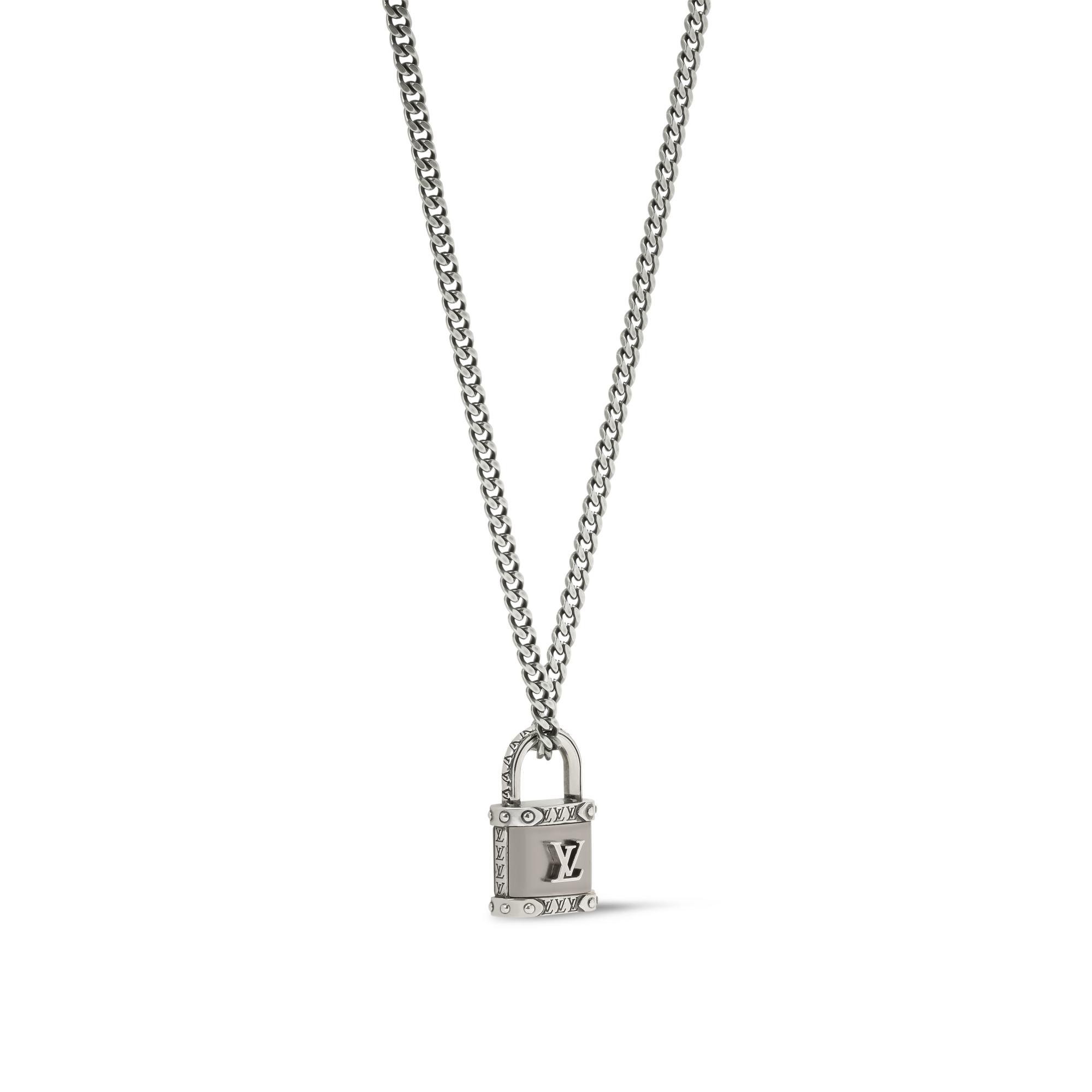 LV Lock Necklace . in Men