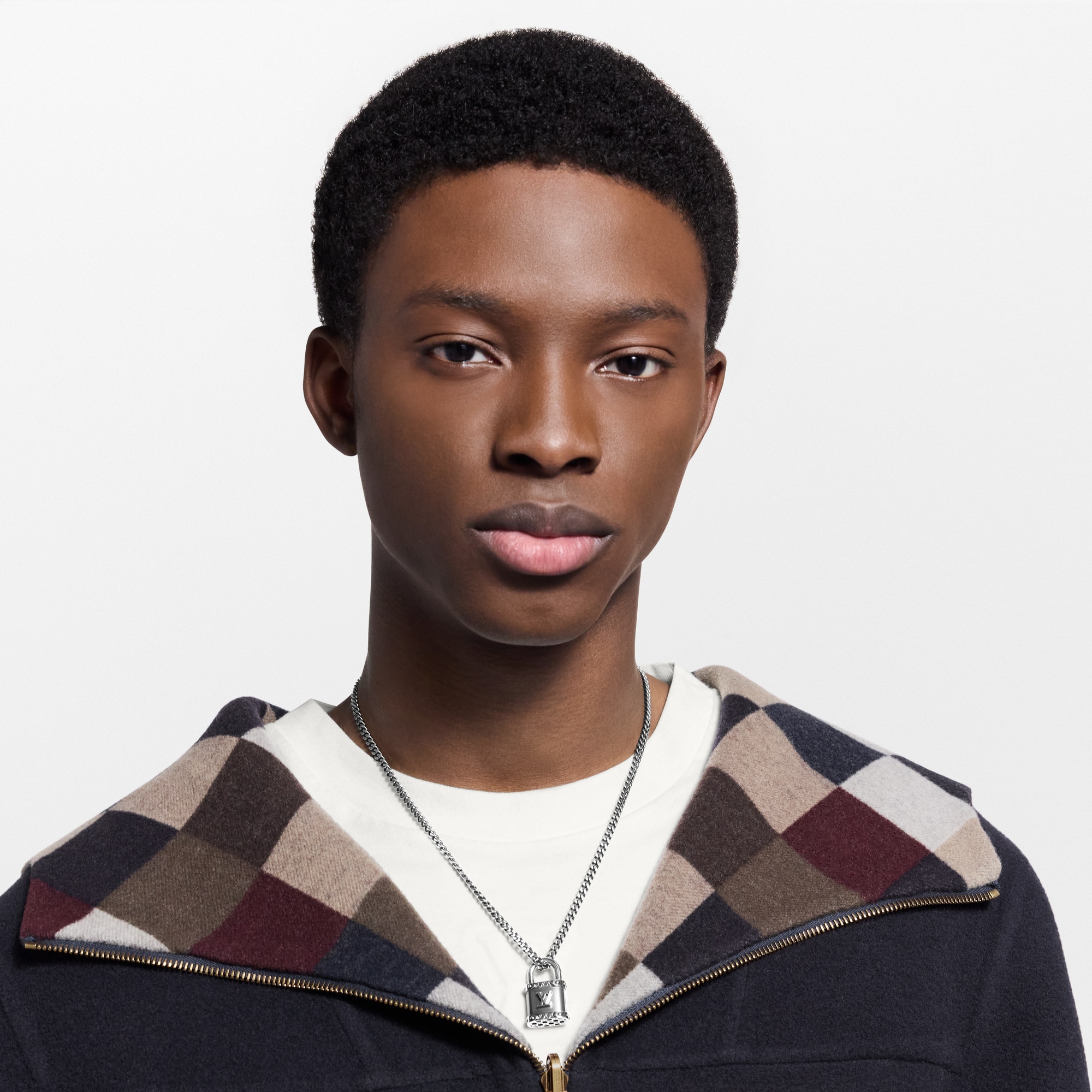 LV Lock Necklace . in Men