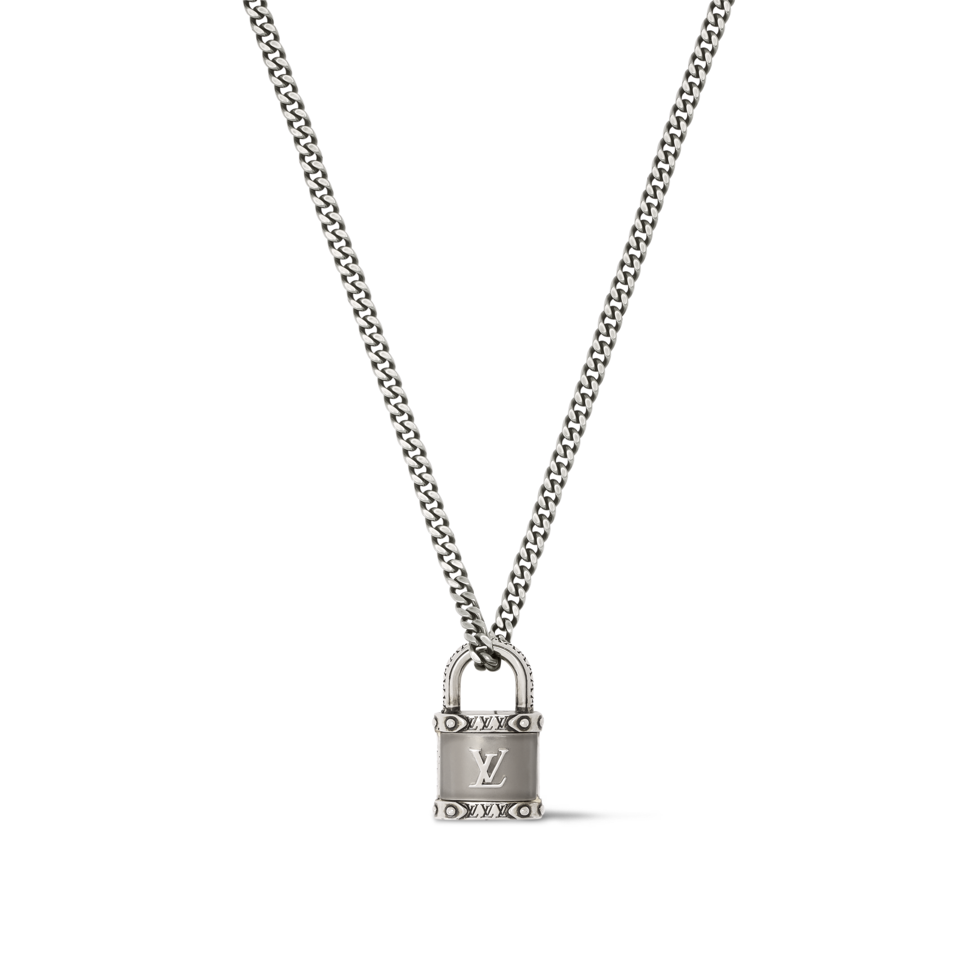 LV Lock Necklace . in Men