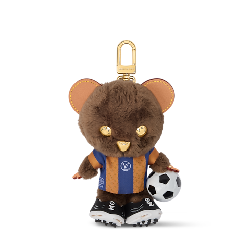 LV Louis Bear Soccer Bag Charm . in Men's Accessories Key Holders and Bag Charms collections by Louis Vuitton (Product zoom)