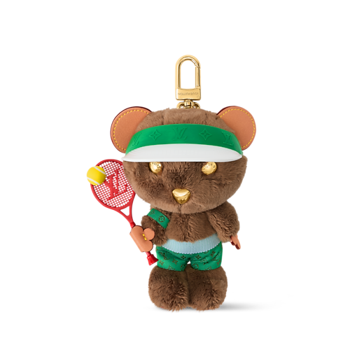 LV Louis Bear Tennis Bag Charm . in Men's Accessories Key Holders and Bag Charms collections by Louis Vuitton (Product zoom)