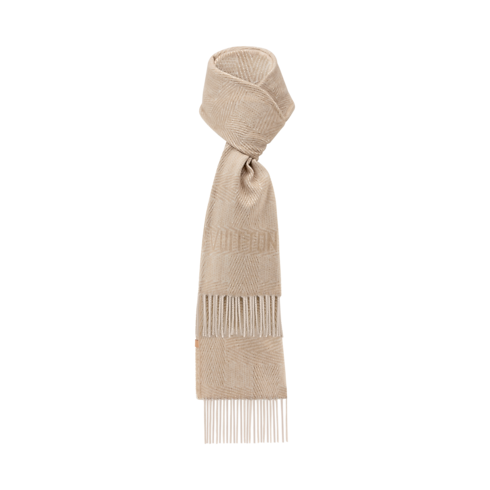 LV Malletier Scarf interior view