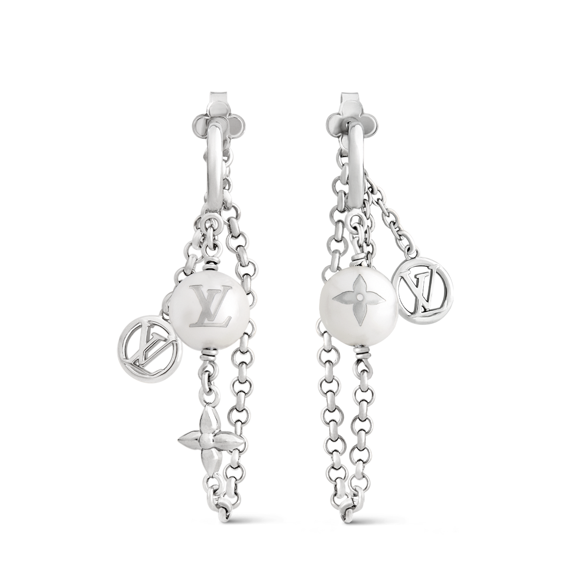 LV Mix Chains Earrings . in Women