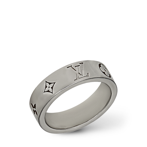 LV Mosaic Thin Ring interior view