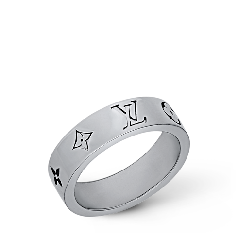 LV Mosaic Thin Ring . in Men's Fashion Jewellery Rings collections by Louis Vuitton (Product zoom)